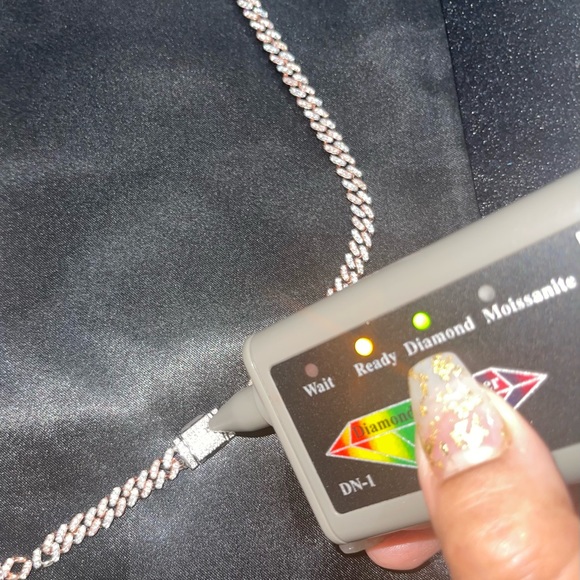 Vvs GRA certified Diamond Cuban necklace, passes diamond testers, Moissanite HOT - Picture 6 of 7